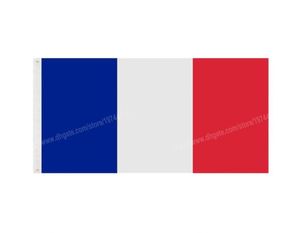 France Flag National Polyester Banner Flying 90 x 150cm 3 5ft flaggor över hela världen över hela världen utomhus9122576