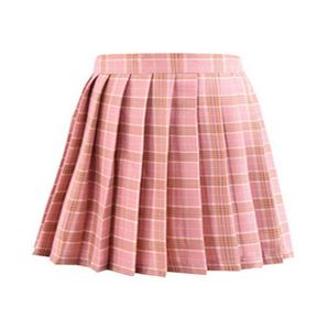 2020 Available Cheap with Uniform Skirts Cosplay Plaid Skirt with different colors size Homecoming Dresses JK019867596