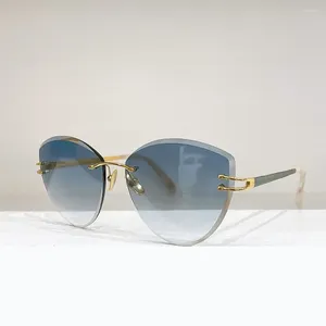 Óculos de sol Moda Marca Chance Design Driving de alta qualidade Acetato Protection UV Óculos de tendência femininos de mulheres óculos