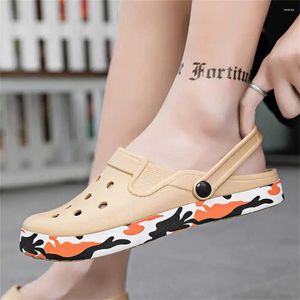 Casual Shoes Soft With Holes Sandals Men's Bath Slippers Navy Blue Sneakers Sport Suppliers Order Hand Made Kit Low Prices Tenia YDX2