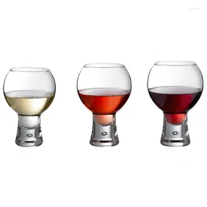 Wine Glasses 300-500ml Creative Thick Feet Whiskey Brandy Sake Beer Goblet Multi-Purpose Dessert Cool Drinks Cup Fashion Drinkware