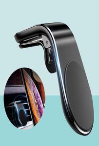 Metallisk biltelefonhållare Mobil Magnetic Mini Fan Mount Holder för iPhone Xiaomi -smartphones XS Max mobiltelefonfästen för univers9947524