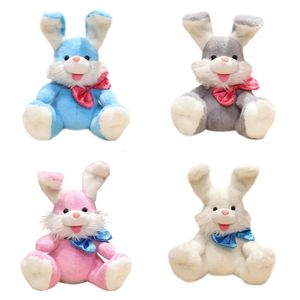 35cm Cartoon Electric Plush Rabbit Doll Kids Toy Fun Ear Moving Stuffed Repeat What You Said Childhood Educational Toys Gift 240401