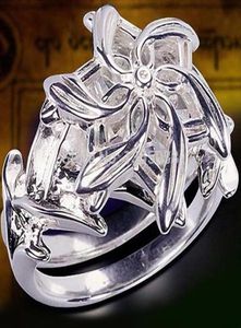 LOTR OF THE RING GALADIEL NENYA ZIRCON 5A ZIRCON STONE 925 SOILD STERLING Silver Wedding Ring For Women Tamanho 511 Presente8418951