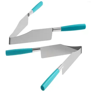 Conjuntos de utensílios de jantar 2 PCs Cake Cheese Cakes Wedding Sirving Slicer Cutting Tool sobremesas de bebê