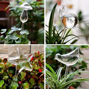 8 Styles Houseplant Automatic Self Watering Glass Bird Cans Flowers Plant Decorative Clear Device 240411