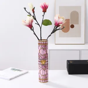 Vasos vaso moderno designer de luxo cerâmica sala de estar decoração de decoração nórdica arte grande decoração de casa de casa presente