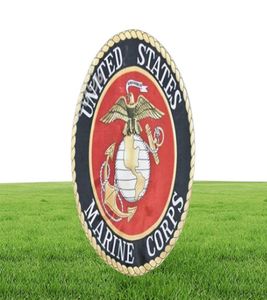 Black USMC Marines Marine Corps emblema Bandeira de 3 pés x 5 pés bandeira de poliéster voando 150 90cm Bandeira personalizada Outdoor7820280