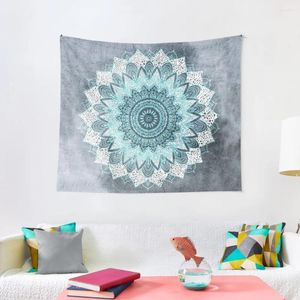 Arazzi MANDALA BOHOCHIC IN BLU Arazzo Decorazioni natalizie Estetica natalizia