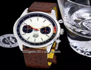 41 mm TOP Time Deus Limited Edition Watch A233101A1x1 ETA7750 Automatyczne męskie zegarek stalowa obudowa brązowa skórzana pasek Nowe bramki popul2492964