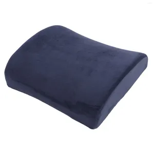 Storage Bags Memory Foam Lumbar Cushion Elastic Belt Support Pillow Pure Color Relieve Fatigue Ergonomic Design For Car Office