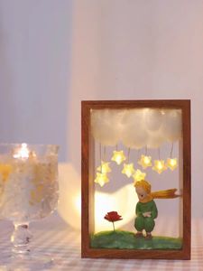 The Litter Prince Night Lampine Day Gifts Home Decor DIYギフトバースデープレゼントPO FRAMESTARRYベッドルームランプ装飾品240408