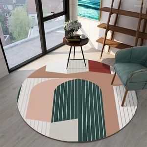 Carpets Round Light Luxury Living Room Sofa Coffee Table Rug Ins Style Decoration Bedroom Carpet Simplicity Study Cloakroom Rugs