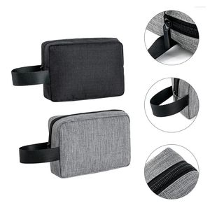 Storage Bags 2 Pcs Digital Bag Travel Modern Durable Pouch Electronic Phone Accessory Polyester Organizing Portable