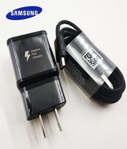 携帯電話アダプター9V167A 15W USB Adaptive Fast Charger USクイックチャージアダプタータイプCケーブルGalaxy S20 S9 S8 Plus Note 8554300