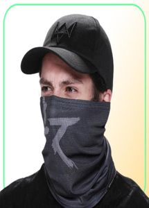 2020 Watch Dogs maska ​​bawełniana kostium cosplay Aiden Pearce twarz maska ​​262N249H6812226