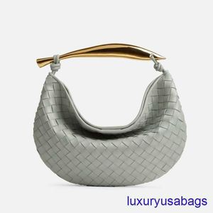 Designer Womens Classic Sardine Tote Bag Small Intrecciato Leather Bag With Metallic Top Handle Italy Luxury Brand Handle Bag Width 33cm Magnetic Closure PVQJ