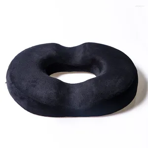 Travesseiro de donut hemorróida opanha de suporte de memória assento de espuma de memória tampas traseiras ao ar livre