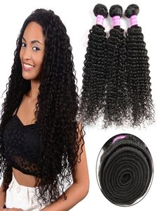 Fastyle Brazilian Virgin Human Hair Weave 번들이 처리되지 않은 페루 키피아 곱슬 머리 remy hair extensions4725023