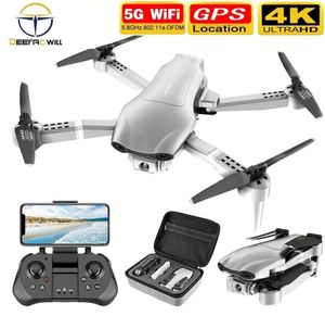 F3 드론 GPS 4K 5G WiFi 라이브 비디오 FPV 쿼드 르토르 비행 25 분 RC 거리 500m 드론 프로세션 HD Widean Dual Camera Toy6503508