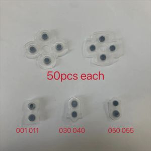Accessories 250pcs=50pcs each for Ps4 Game Pad Controller Conductive Rubber 001 011 030 040 050 055 Silicone Pad