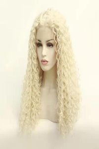 Ladies Front Lace Wig Curly Body Body Wavy Virgem Brasileira Europeia e Americana Estilo Popular Colors52097612904311