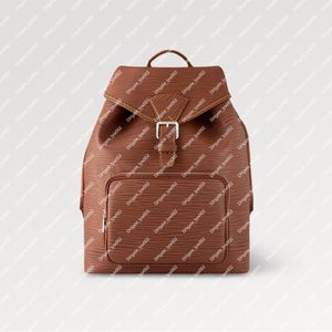 Explosão Hot Women's Monttsouris Backpack M23099 Cognac Bezer