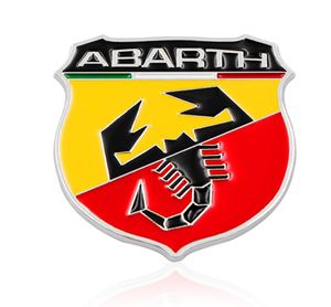Araba İtalya Abarth Scorpion Yapışkan Rozet Emblem Çıkartma Fiat Viagio Abarth Punto 124 125 500 Araba Stili1353963