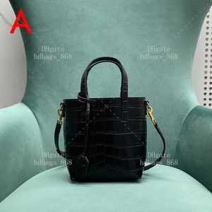 SHOPPING BAG IN CROCODILE-EMBOSSED LEATHER 10A Mirror 1:1 quality Designer Crossbody bag Luxury Shoulder bag Fashion Handbag Woman Bag Mini With Gift box set WY073