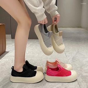 Casual Shoes Frauen atmungsaktives Netz flach mit niedrigen Heeled Sneakers 2024 Fashion 35-39