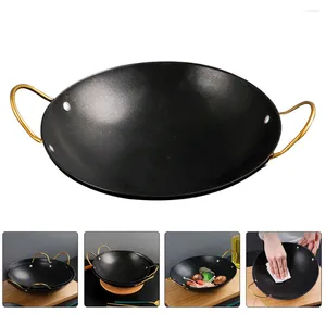 Pans Seafood Pot Cooking Utensil Cookware Kitchen Stainless Steel Wok Stockpot Double Ear Ramen