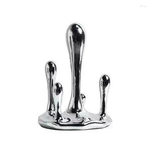 Decorative Figurines Abstract Water Droplet Resin Sculpture Crafts Ornament Home Decoration Study Table Desk Aesthetic Art Statue