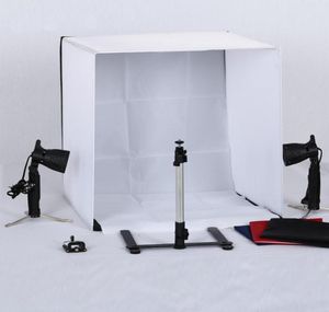 PO STUDIO LED Light Box Booms 5050 cm Portable Pography Table Top Shooting Tält med 4 färger bakgrunder för still liv 2503709229