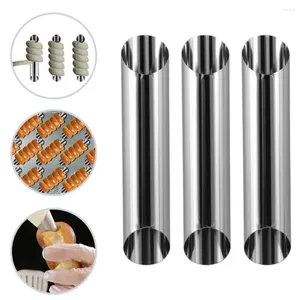 Baking Moulds 12 Pieces Conical Roll Mold Stainless Steel Cookie Dessert Cake Tubes Home El Bar Cafe Bakery Kitchen DIY