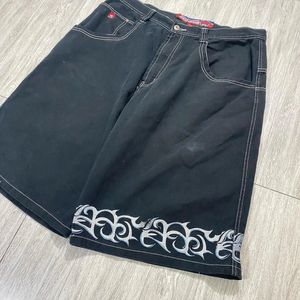 Y2K Shorts Mens Harajuku Hip Hop Vintage worka w lupgy dżinsowa siłownia 2023 Moda swobodny gotycka koszykówka 240412