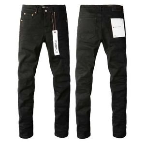 2024 Purple Brand Jeans American High Street Black Ploated Basic JK668