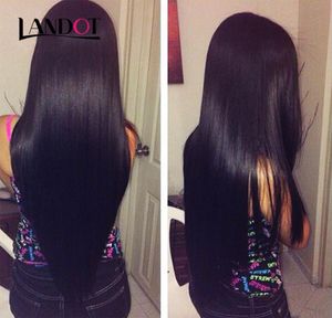 9a Virgin Brazilian Peruvian Malezjan Prosty ludzkie włosy Splot Naturalny kolor Indian Cambodian Brazillian Mink Remy Hair 4062679