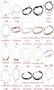 2021 Novo estilo 100 925 prata esterlina clássico fofo de urso juvenil de gabinete de bracelete de moda feminina fábrica de joias integral48097162026314