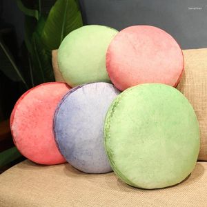 Pillow Soft Macaron Cute Plush Lovely Throw Case Round Seat Home Decor For Sofa Bedroom Office