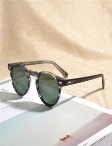Gregory Peck Vintage Clear Designer Män kvinnor Solglasögon OV5186 Polariserade solglasögon OV 5186 med original Case8857070