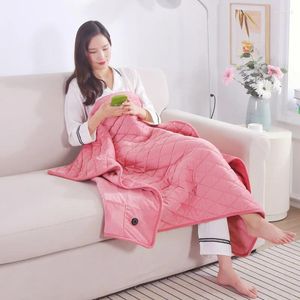 Blankets USB Electric Heating Shawl Washable Safe Comfortable Multifunctional Warm Blanket Heater Thermal Supplies