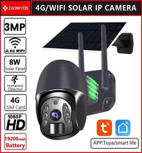 3MP 1080p HD 4GWIFI Низкая мощность солнечная камера PTZ Night Vision Audio Solar Panel Наружная мониторинг солнечная мощность IP -камера H18711091