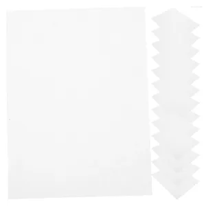 Flores decorativas 30pcs folhas prensas de papel reutilizável pressionando blotter DIY amostra