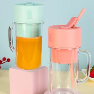 Juicadores viajam de portátil Juicer Cup USB Charging Fruit Liquidificador Liquidificador elétrico Máquina Máquina Liquidificador de suco de smoothie Smoothie