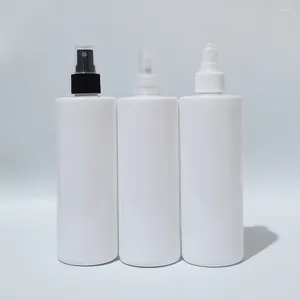 Speicherflaschen 20pcs 350 ml leer weiße Kosmetikspray für Kosmetikverpackung Kunststoff Pet Container mit Nebelspritzpumpe