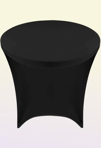 Taça de mesa redonda de spandex Tocada de mesa de mesa alta Tapa de mesa de mesa para mesa de coquetel Evento de casamento de Natal El Buffet3363838