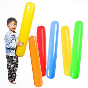 5 color inflatable balloon air stick children outdoor games family cheer stick props colorful balloon kid water sports 240403