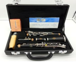 Buffet Crampon Blackwood Clarinet E13 Model BB Clarinets Bakelite 17 Keys Musikinstrument med munstycket Reeds4234591