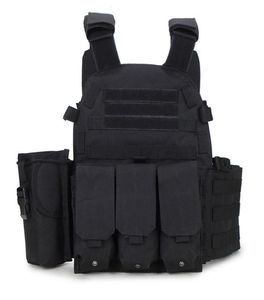 Taktisk 6094 Molle Vest Combat Body Armor Vest Army Paintball WarGame Plate Carrier Hunt Accessories8293316