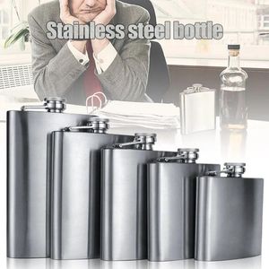 Hip Flasks 1-18Oz Stainless Steel Flask Liquor Alcohol Whiskey Cap Bottle Travel Liquid Container Accessory Portable